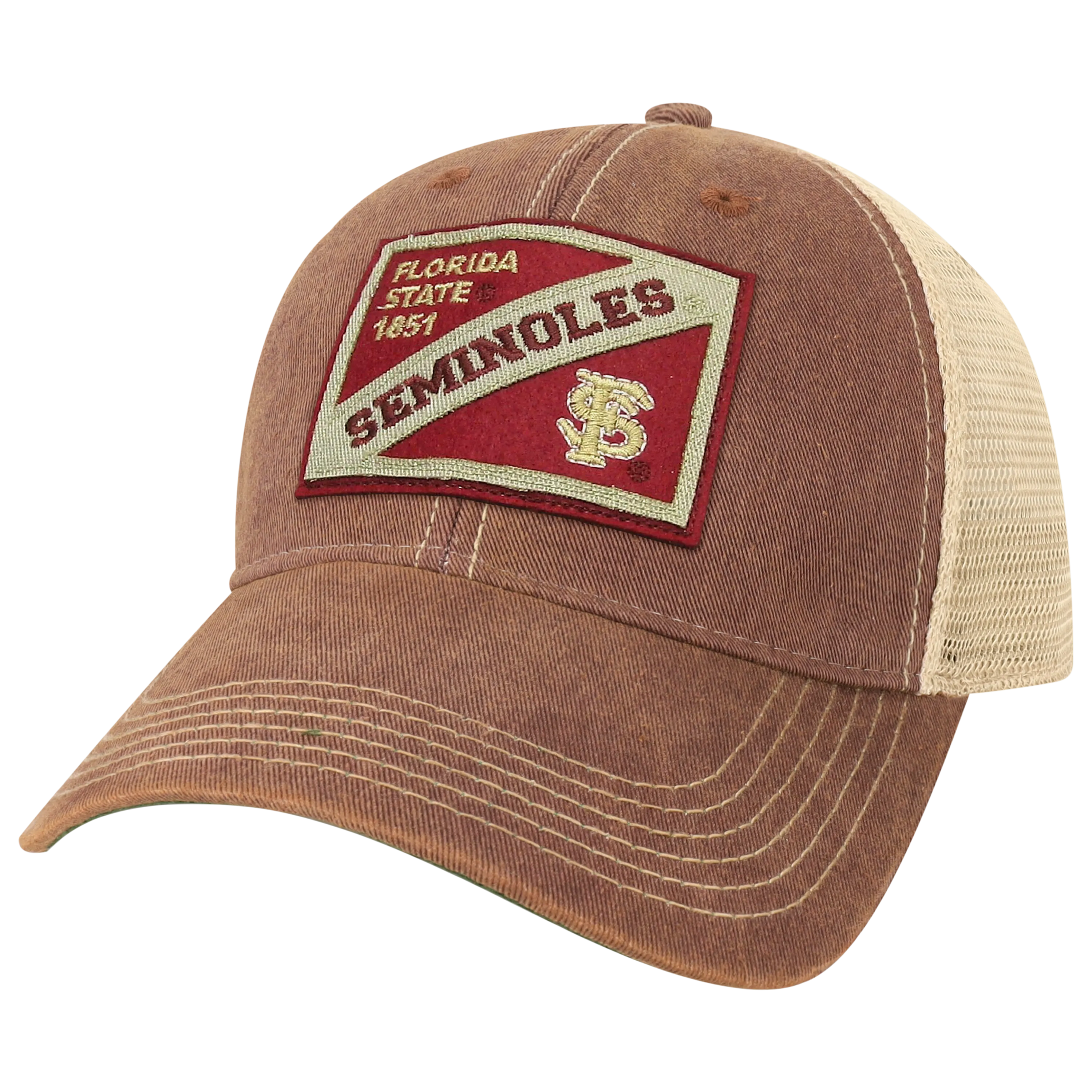 Florida State Seminoles OFA Burgundy Old Favorite Adjustable Trucker Hat