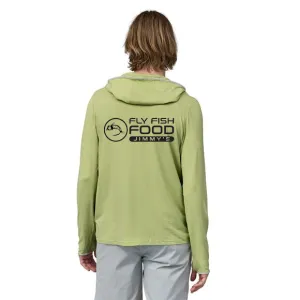 Fly Fish Food Jimmy's Logo - Patagonia M's Tropic Comfort Natural UPF Hoody