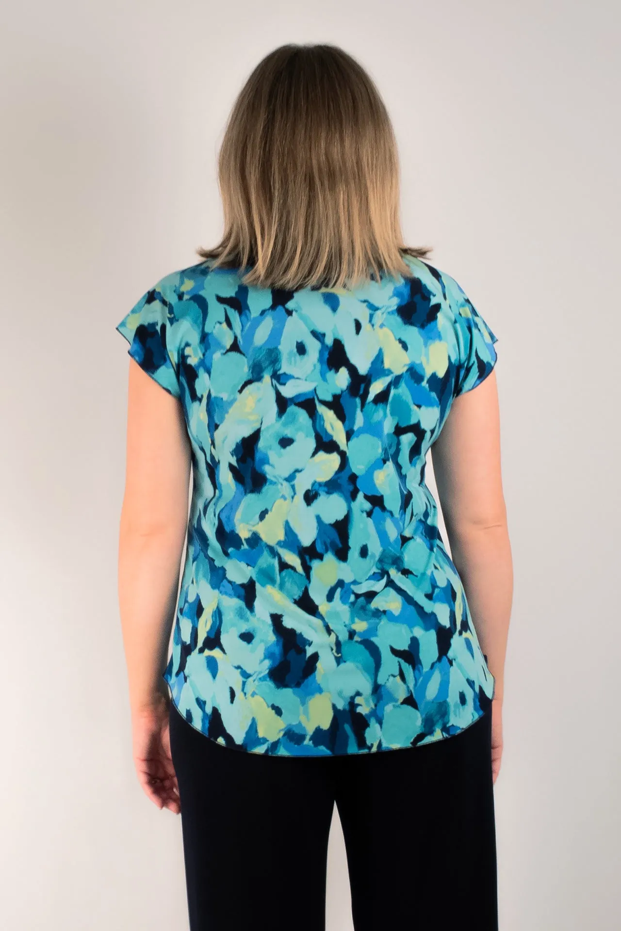 Gelato Print Short Sleeve Jersey Top