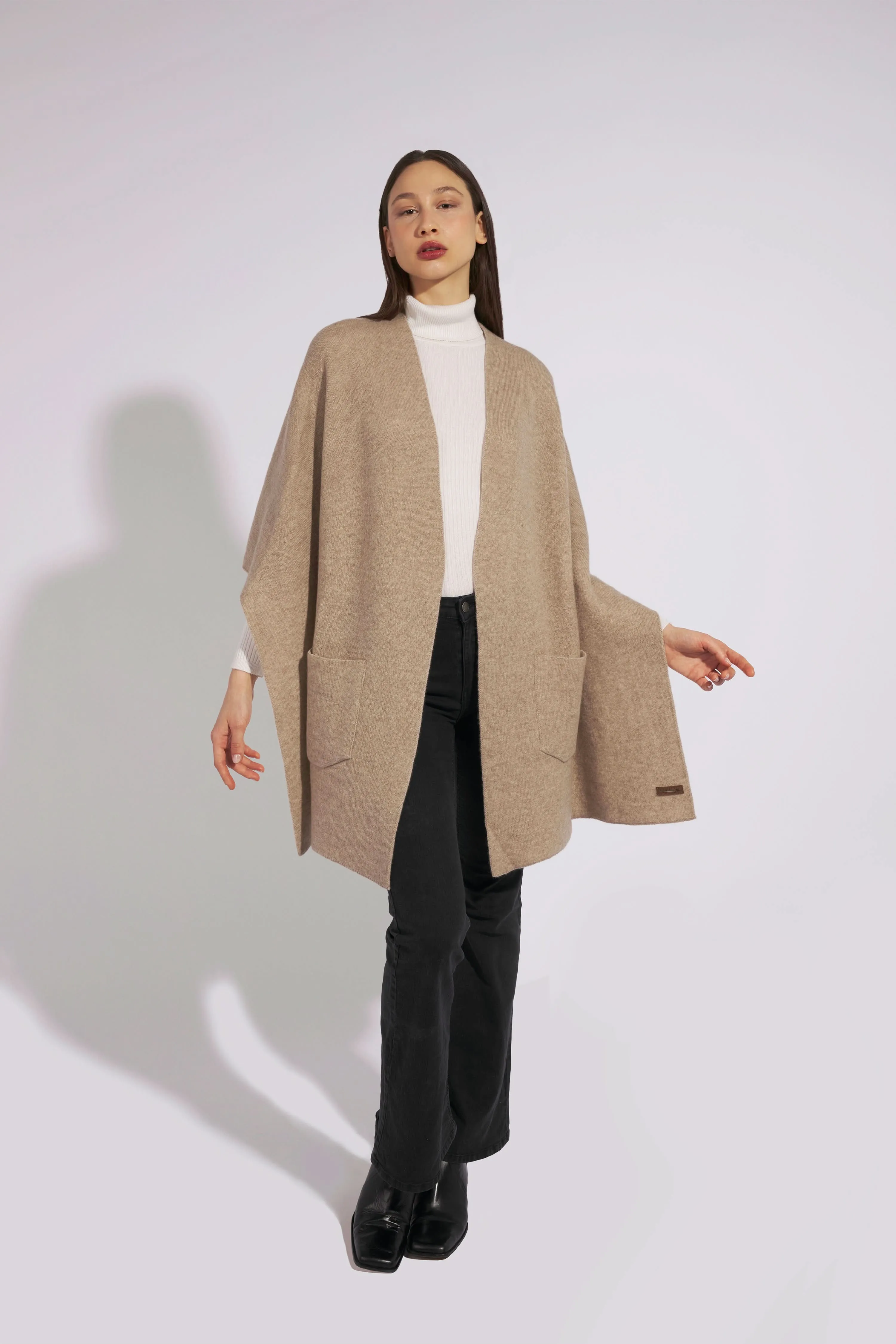 Giorgina Reversible Cashmere Duster - Italian Craftsmanship
