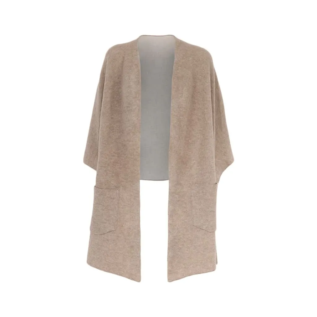 Giorgina Reversible Cashmere Duster - Italian Craftsmanship