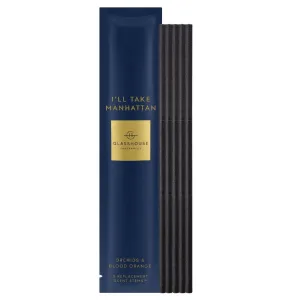 Glasshouse Fragrance - 5 Replacement Scent Stems - I'll Take Manhattan