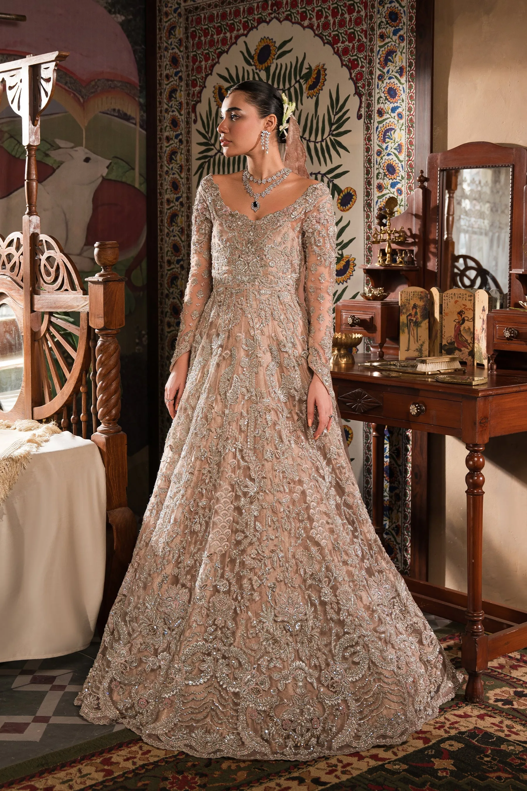 Grand Champagne Bridal Gown (BR-01)