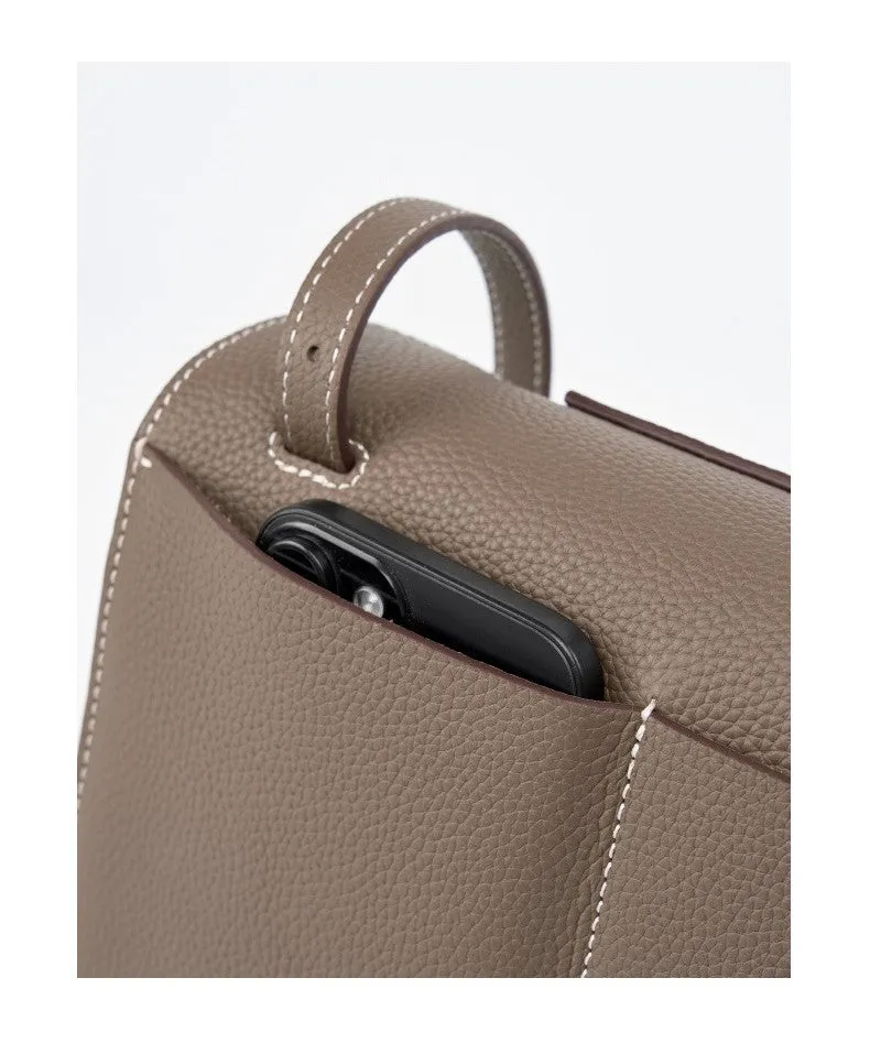 Halzan 25 cowhide crossbody handbag 2778 elephant grey