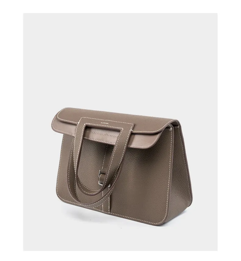 Halzan 25 cowhide crossbody handbag 2778 elephant grey