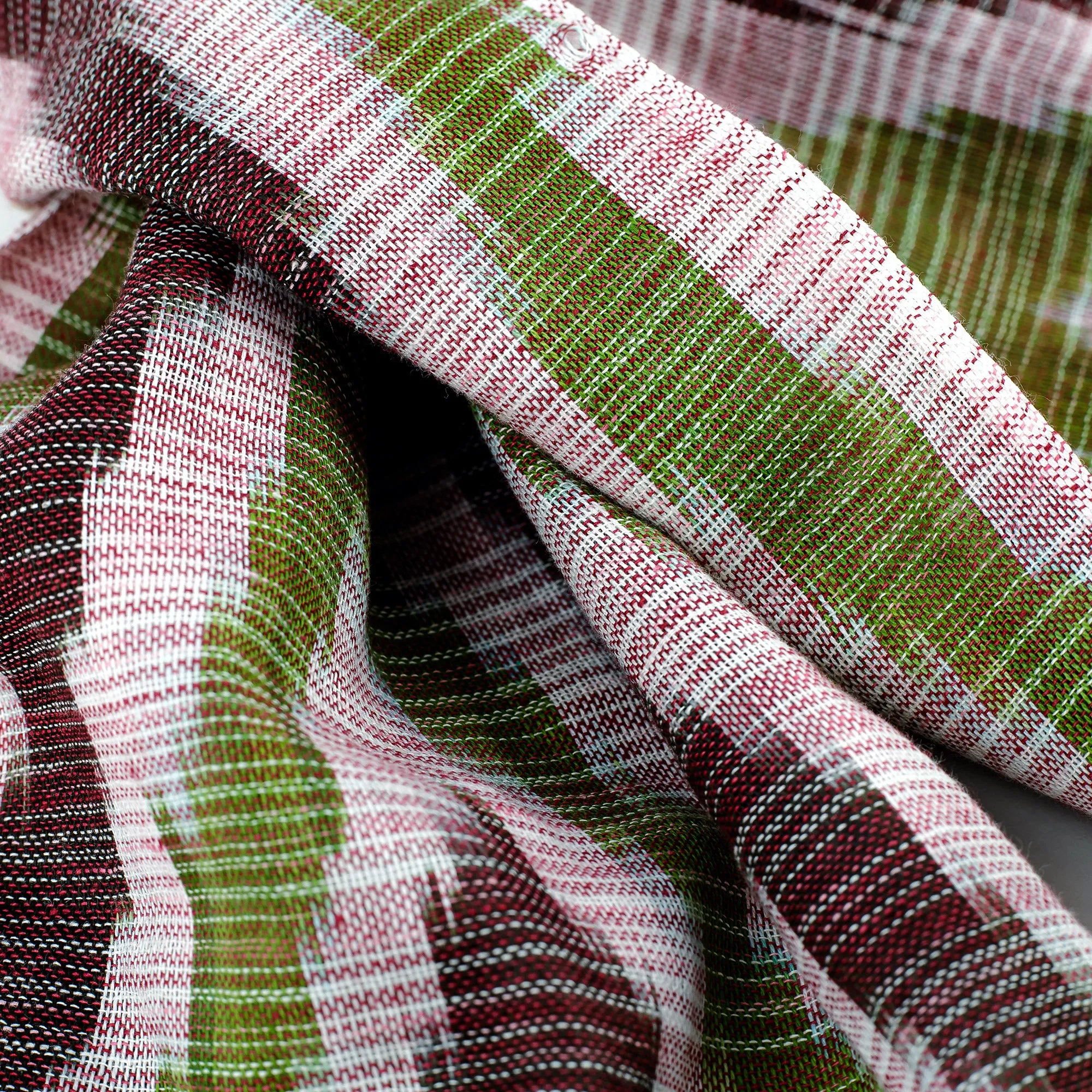 Hand-Woven Fringed Cotton Ikat Scarf in Green and Brown - Uzbek Style | NOVICA