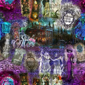 Haunted Hitchhikers Fabric
