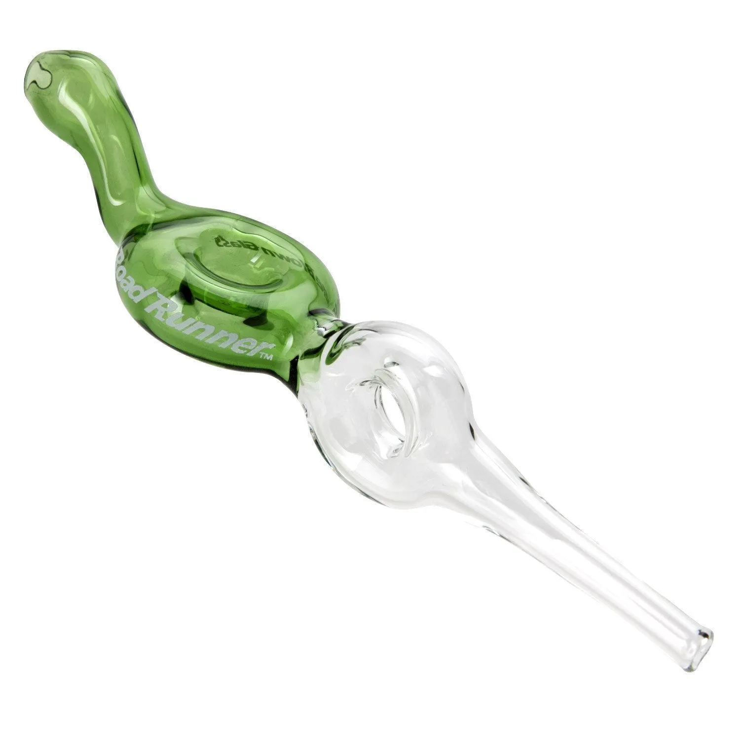 Home Blown Glass Road Runner Air-Cooled Dab Straw