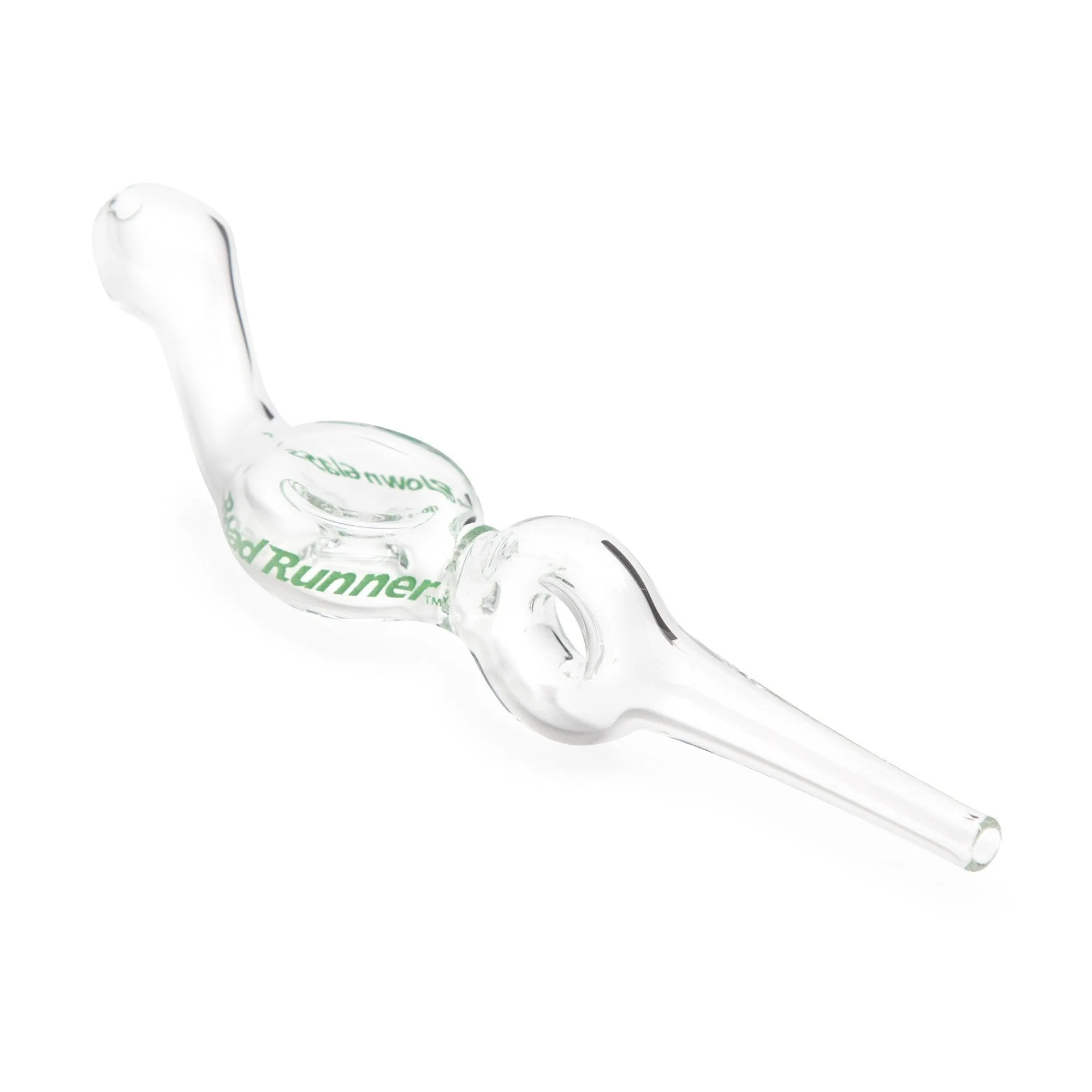 Home Blown Glass Road Runner Air-Cooled Dab Straw