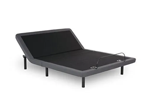 iDealBed 4i Custom Adjustable Bed Base, Wireless, Massage, Dual USB Charge, Nightlight, Zero-Gravity, Anti-Snore, Memory Pre-Sets, Queen