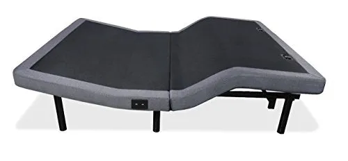 iDealBed 4i Custom Adjustable Bed Base, Wireless, Massage, Dual USB Charge, Nightlight, Zero-Gravity, Anti-Snore, Memory Pre-Sets, Queen