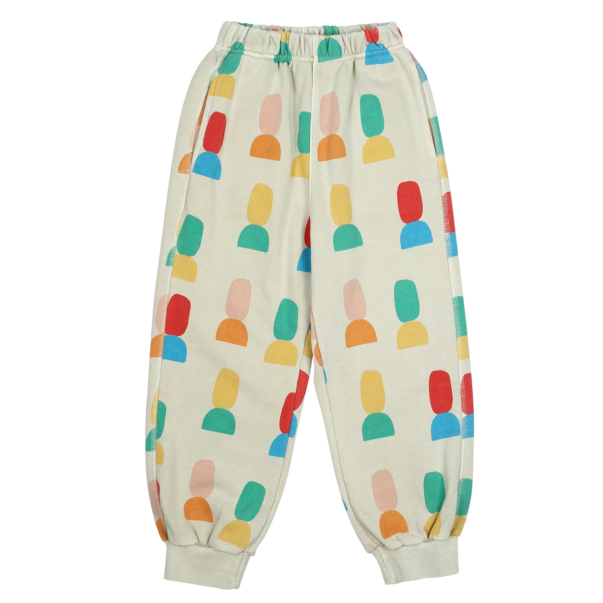 Jelly Mallow Shape Pigment Pants | Oat Beige