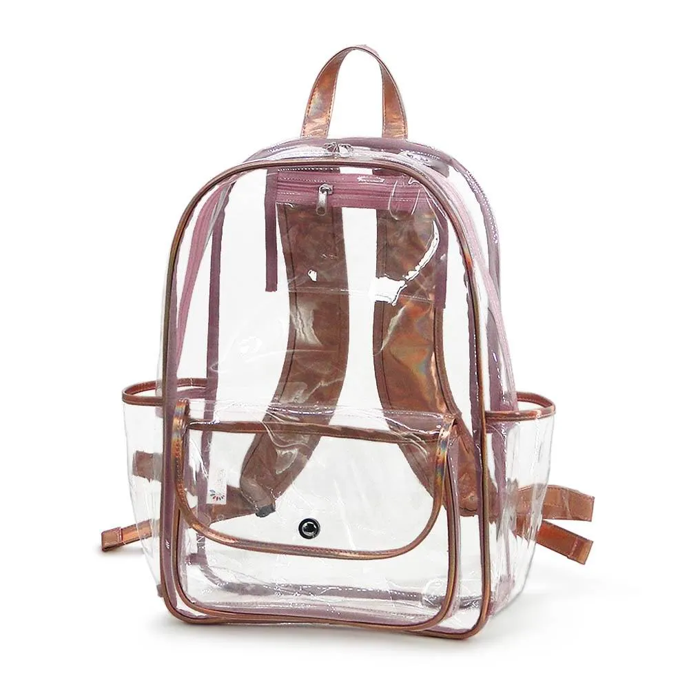 K223 | CLEAR BACKPACK - CLEAR FLAP
