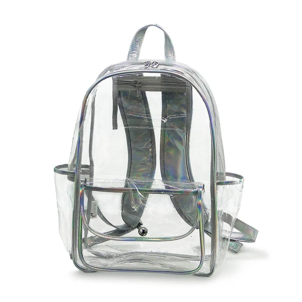 K223 | CLEAR BACKPACK - CLEAR FLAP