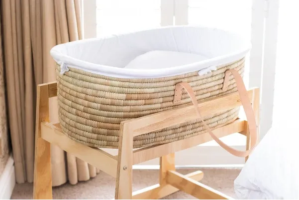 Ko-coon moses basket with nude handles