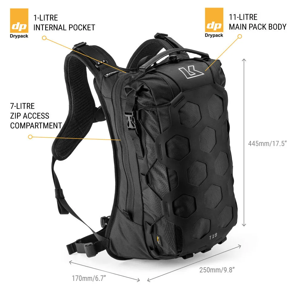 Kriega Adventure Backpack Trail 18 Multicam Black
