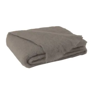 Lands Downunder Brushed Mohair Throw - Ashwood