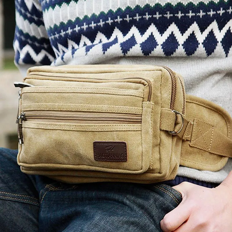 Large Capacity Multi-Pocket Sport Portable Waist Bag
