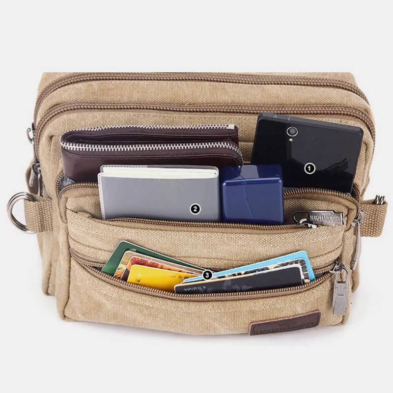 Large Capacity Multi-Pocket Sport Portable Waist Bag