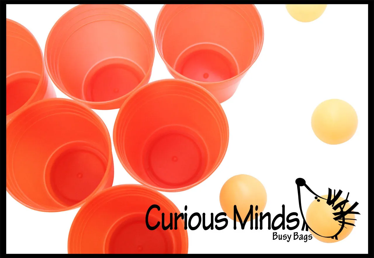 LAST CHANCE - LIMITED STOCK - CLEARANCE SALE - Fun Cups and Ball Game - Bounce Target Shooting Game