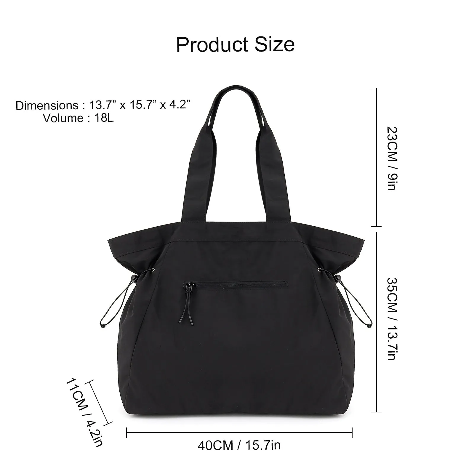 LIBBY Tote Bag in Black