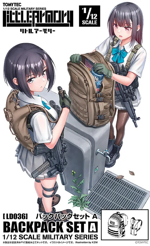 Little Armory - LD036 Backpack Set A 1/12