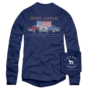 L/S American Craftsmanship Tee Navy