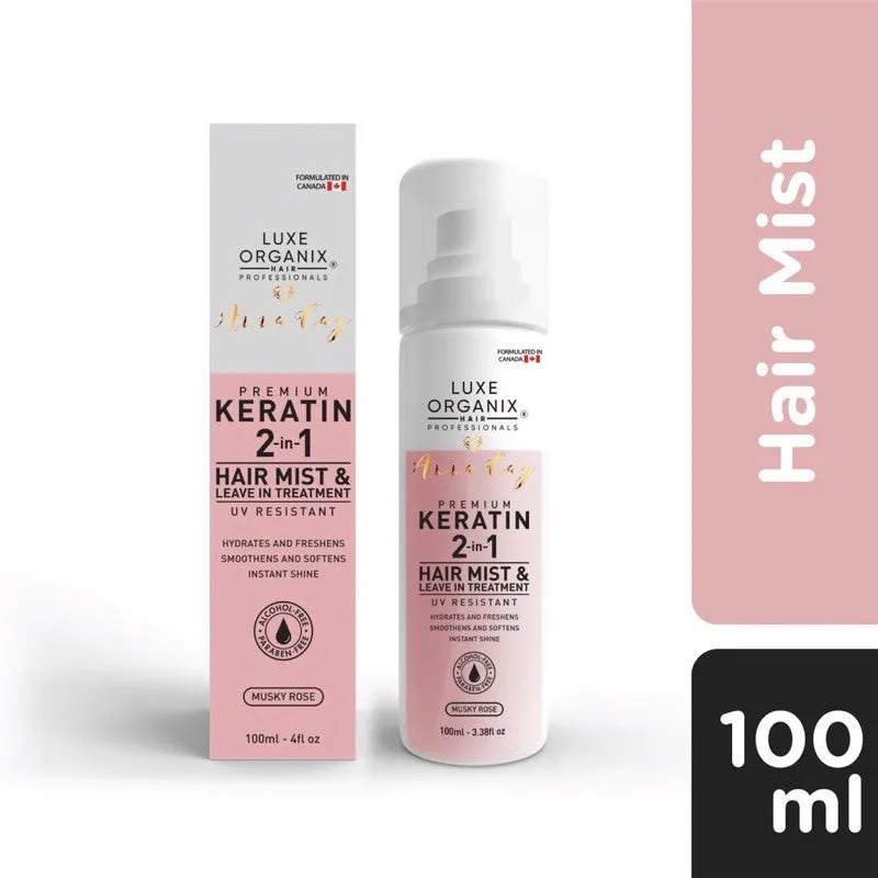 Luxe Organix Anna Cay 2in1 Hair Mist Musky Rose 120ml
