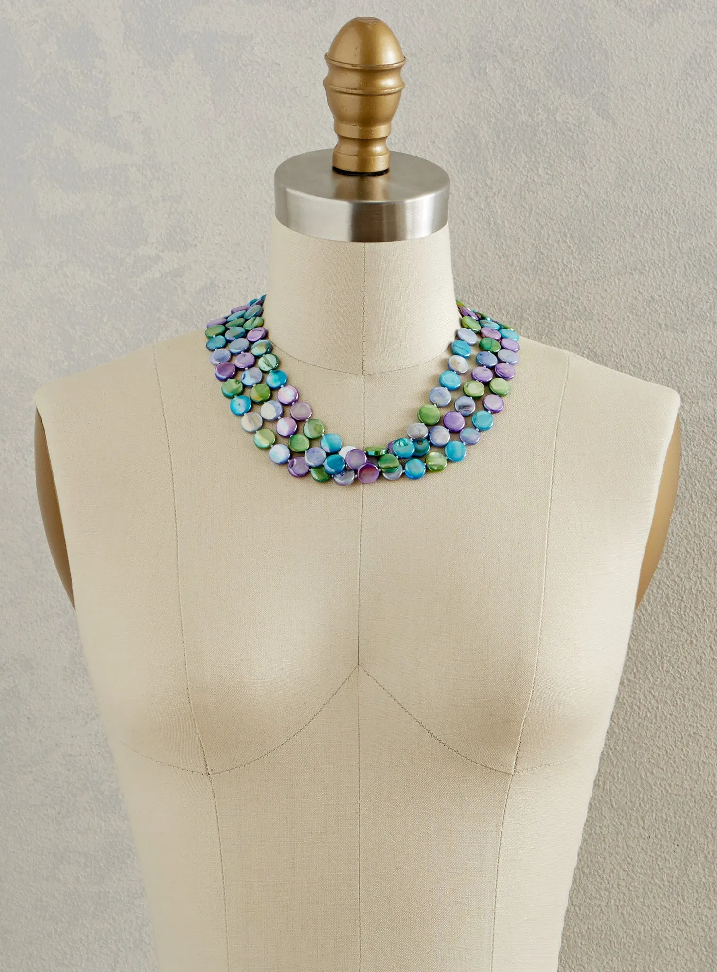 Magnet for Compliments Necklace - Cool Colors