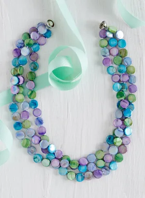 Magnet for Compliments Necklace - Cool Colors