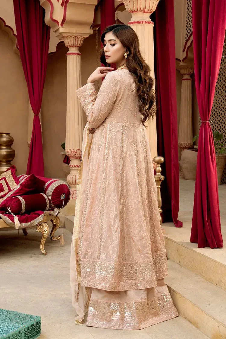 Manahils - Jal Pari RTW Collection - Kurti-B-007-Peach