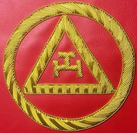 Masonic Royal Arch MM/WM and Provincial Full Dress Apron Cases Bullion Embroidery