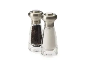 Maxwell & Williams Dynasty S/S Salt&Pepper Mill Set 16cm Gb