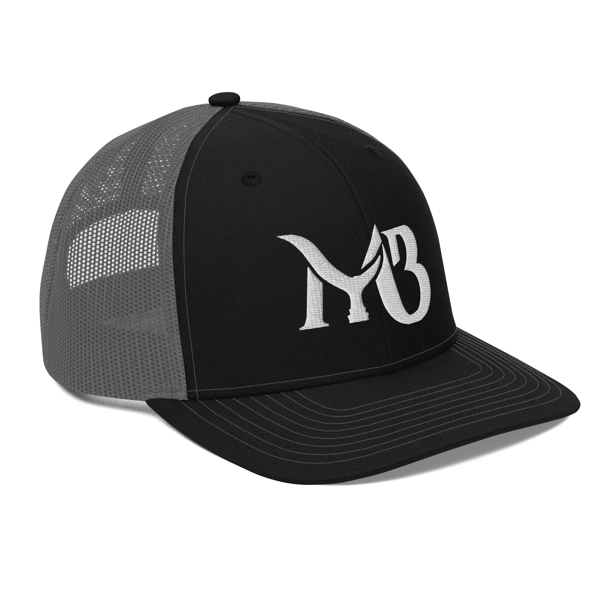 MBR Embroidered 'MB' Logo Trucker Cap