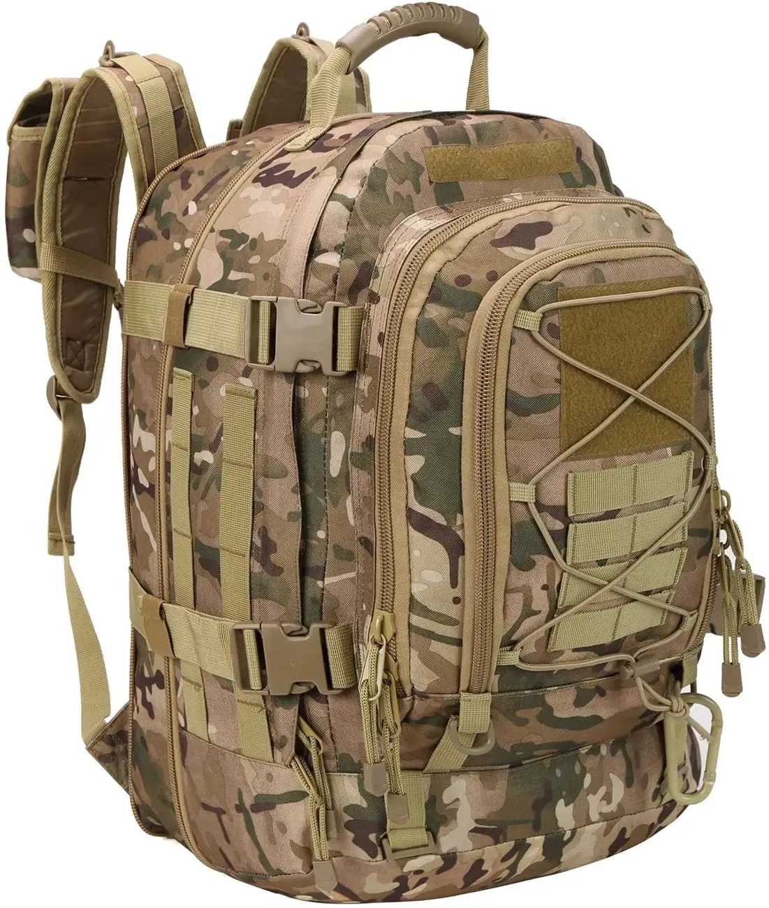 Men Backpacks Large Capacity Military Tactical Hiking Expandable 39L-60L Backpack