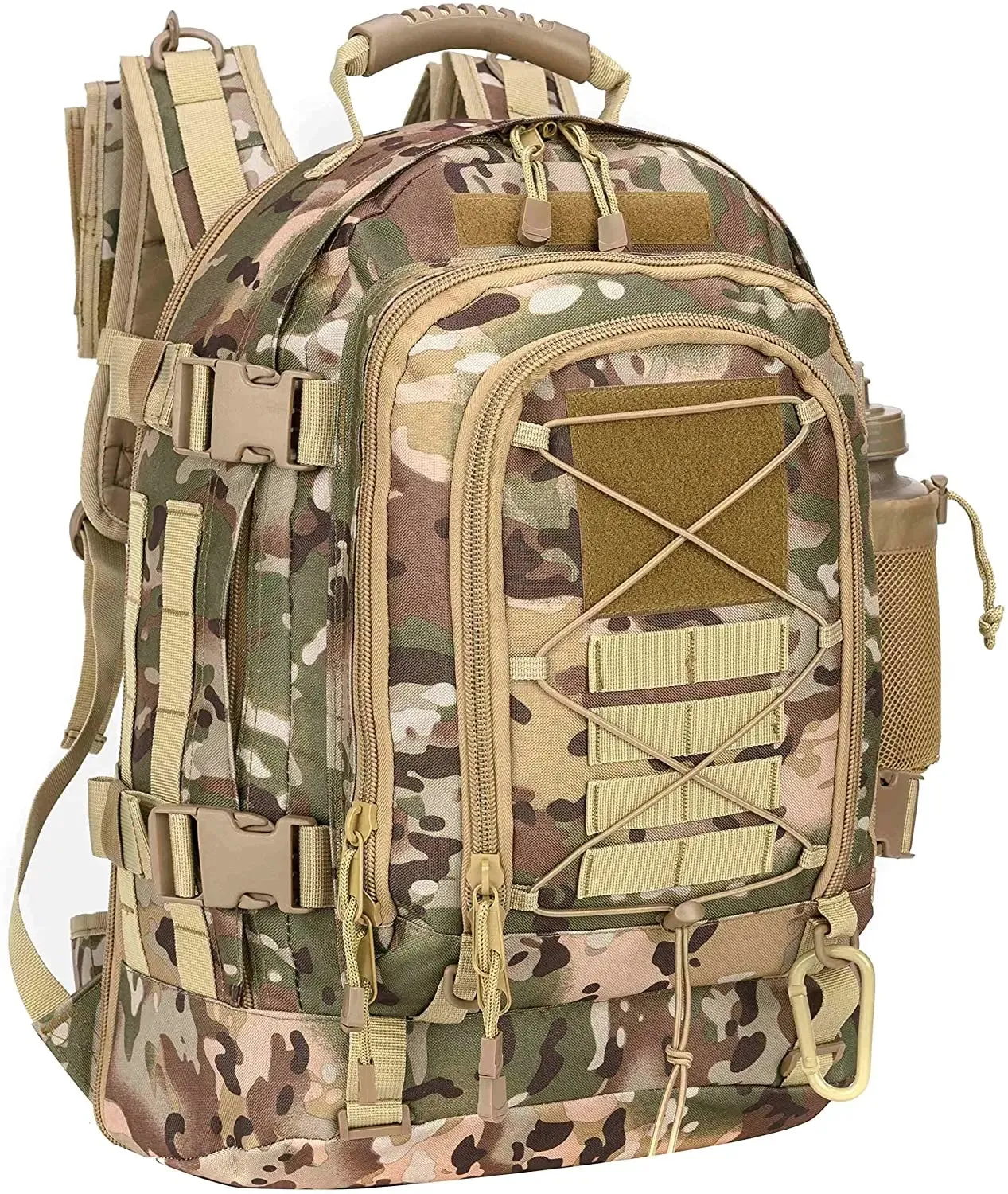 Men Backpacks Large Capacity Military Tactical Hiking Expandable 39L-60L Backpack