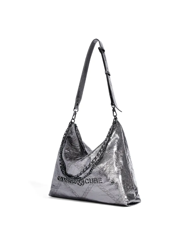 Metropolitan Crossbody Bag - Black Silver