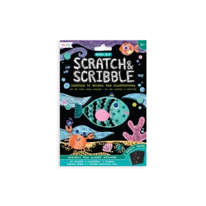 Mini Scratch & Scribble Art Kit: Friendly Fish