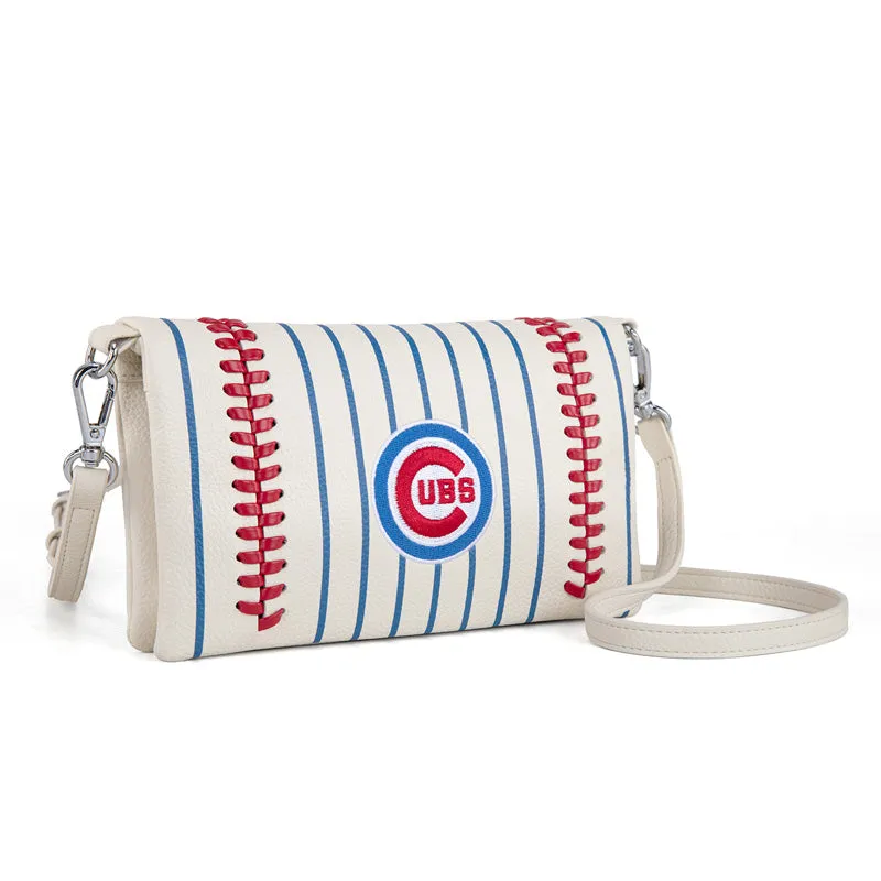 MLB Chicago Cubs Leather Crossbody Purse