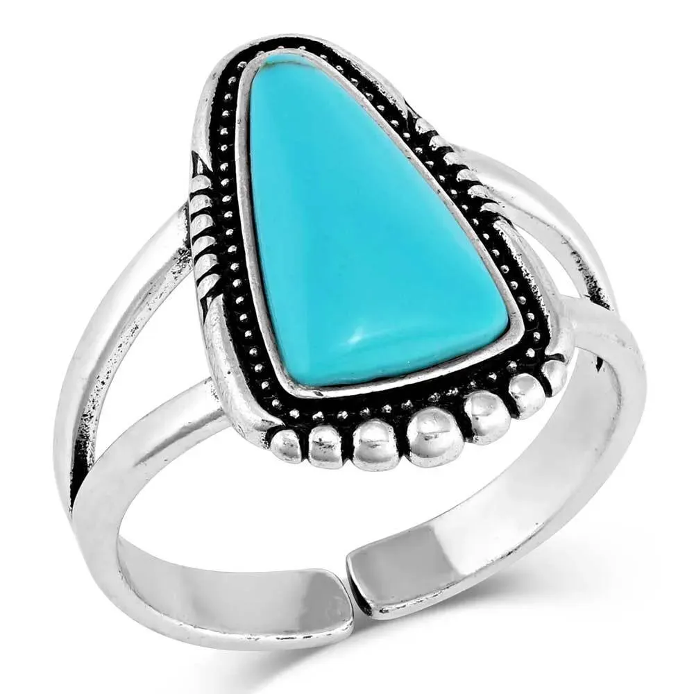 Montana Silversmiths Ways of the West Turquoise Ring