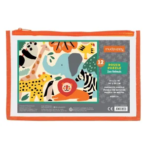 Mudpuppy Pouch Puzzle - Zoo Animals