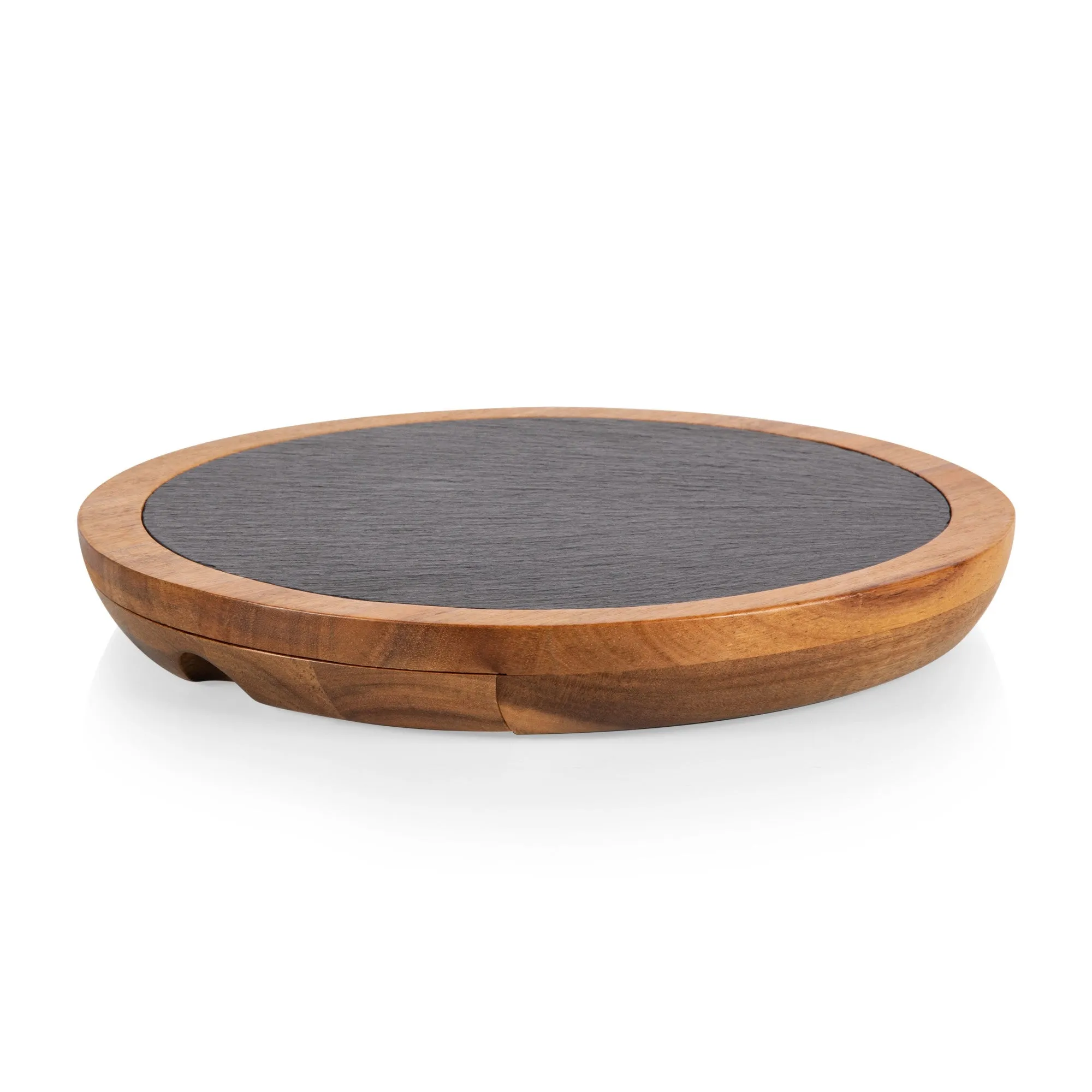 New York Islanders - Insignia Acacia and Slate Serving Board with Cheese Tools