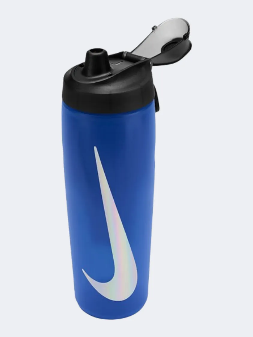 Nike Refuel Locking Lid 24 Oz Unisex Training Water Bottle Game Royal