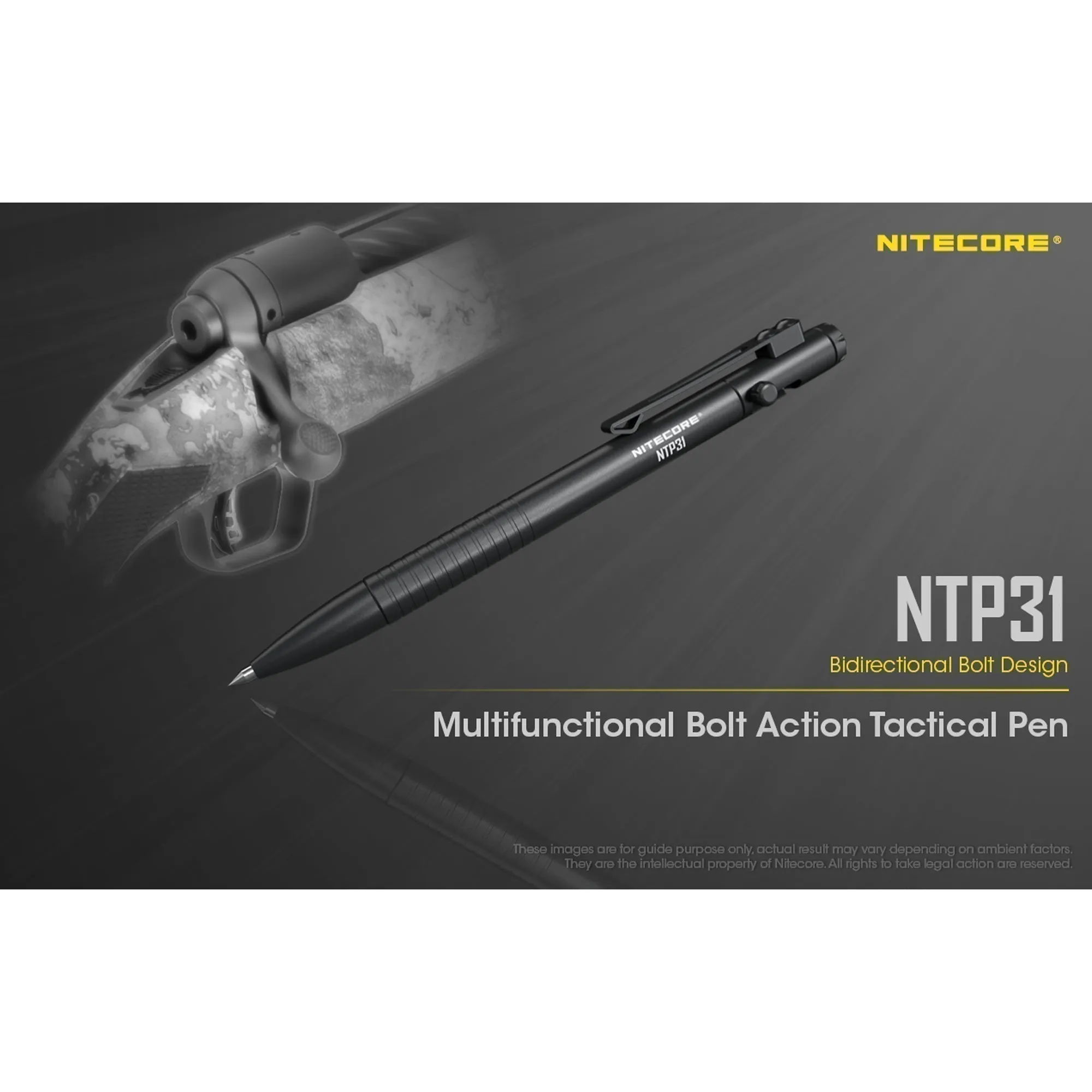 Nitecore NTP31 Bolt Action Mutlifunction Pen