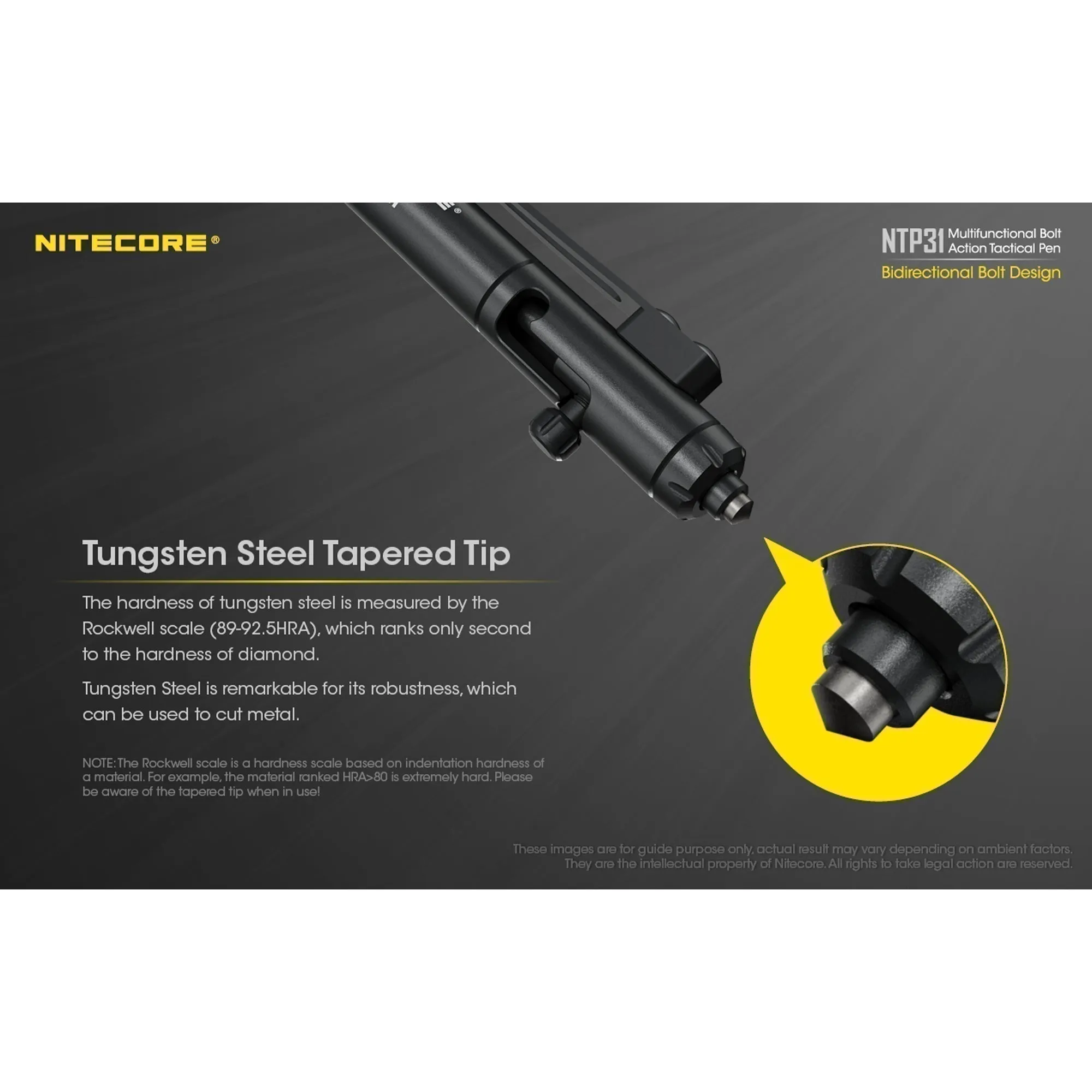 Nitecore NTP31 Bolt Action Mutlifunction Pen