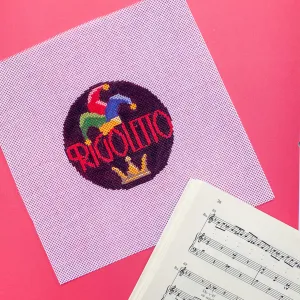 Opera Stitch: Rigoletto Needlepoint Canvas
