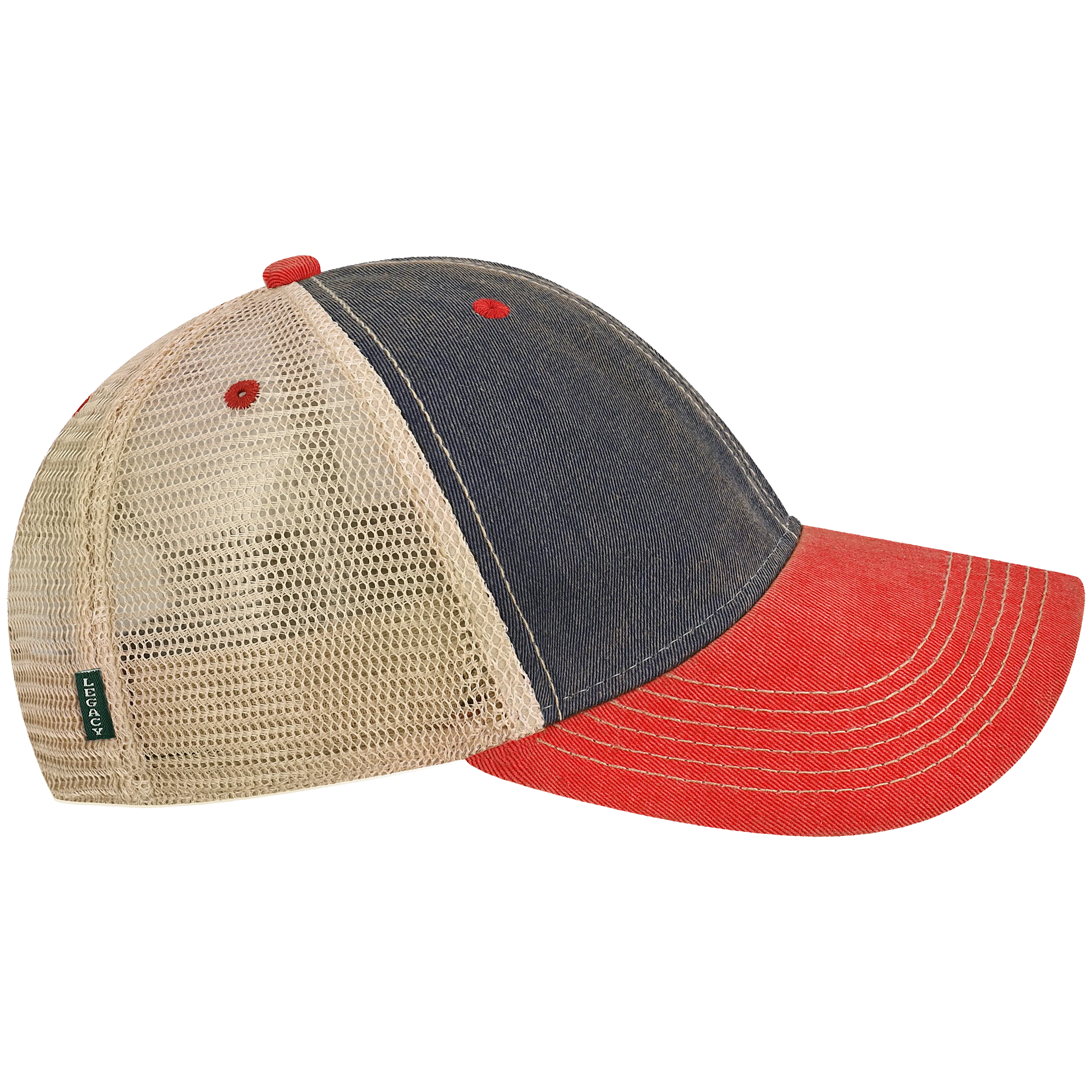 Penn OFA Navy/Scarlet Old Favorite Adjustable Trucker Hat