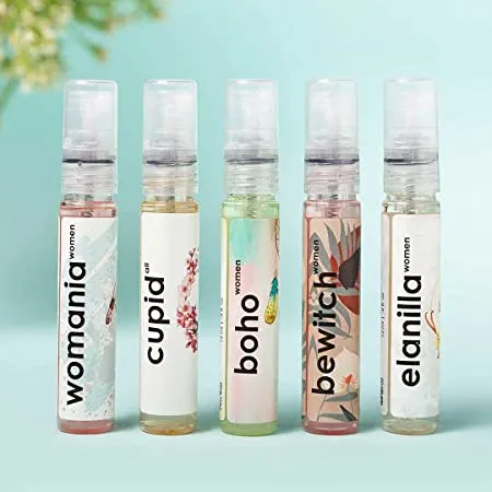 Perfume Sample/Tester/Trial Set For Women - Set Of 5, 12ml each