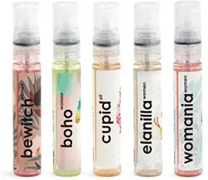 Perfume Sample/Tester/Trial Set For Women - Set Of 5, 12ml each