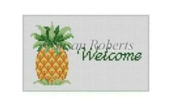 Pineapple Welcome Canvas
